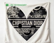 Dior Throw Blankets